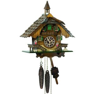 horloge chalet à clocher