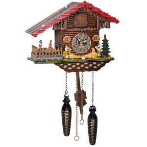 coucou à quartz compact avec danseurs