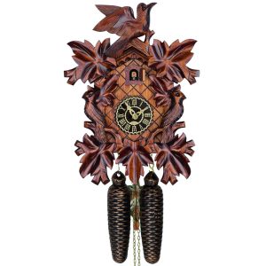 coucou 8 jours Trenkle avec oiseaux et feuilles