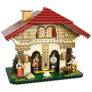 chalet oktoberfest avec hygromètre et thermomètre