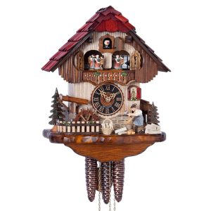 coucou musical avec bûcheron