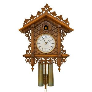 horloge coucou avec cadran émaillé