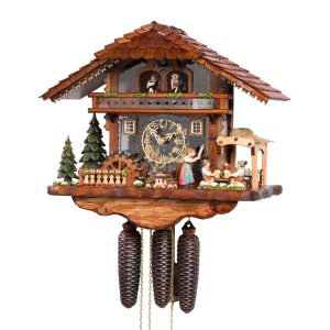 horloge coucou transparente